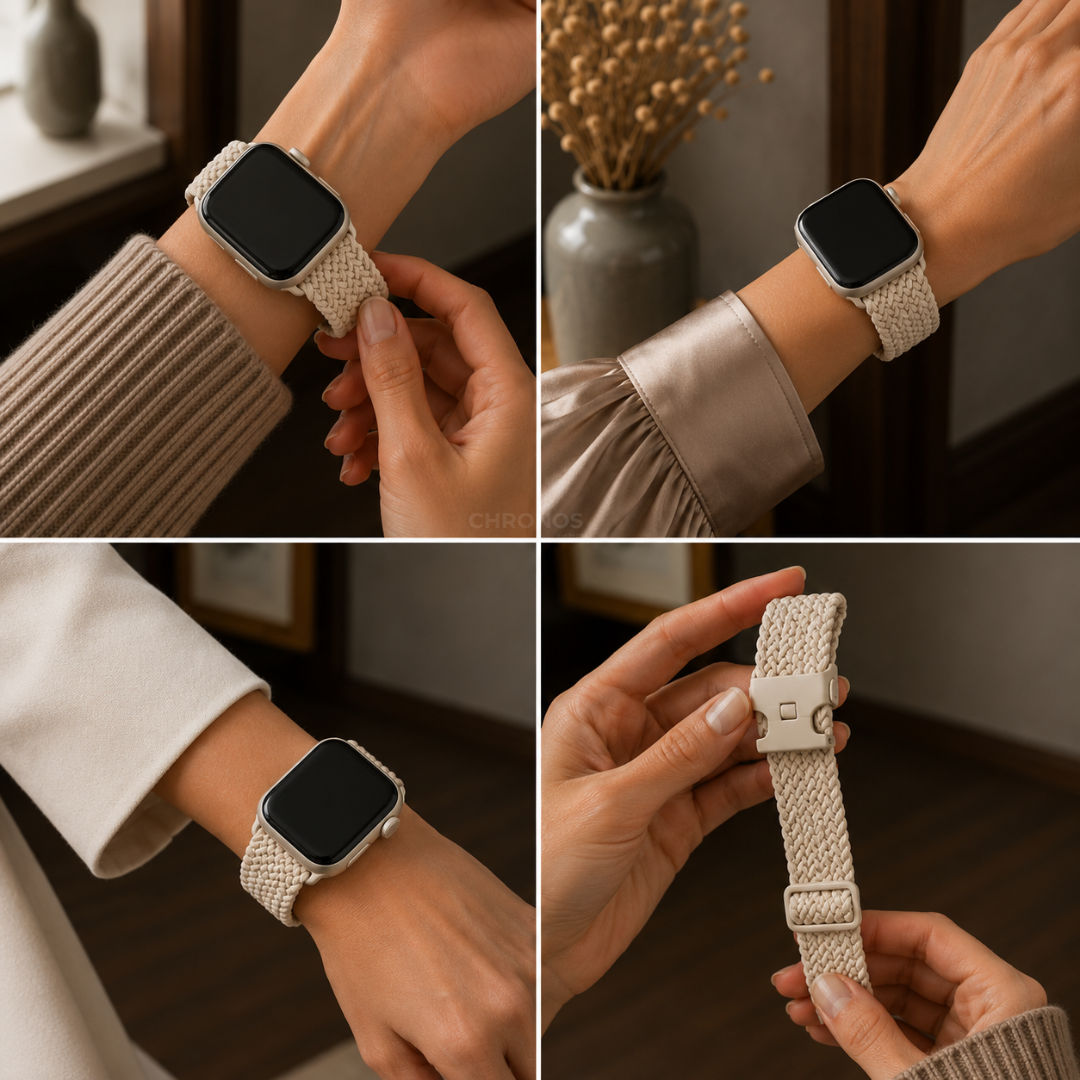 Apple Watch Band - Adjustable Braided Nylon - Watch Band