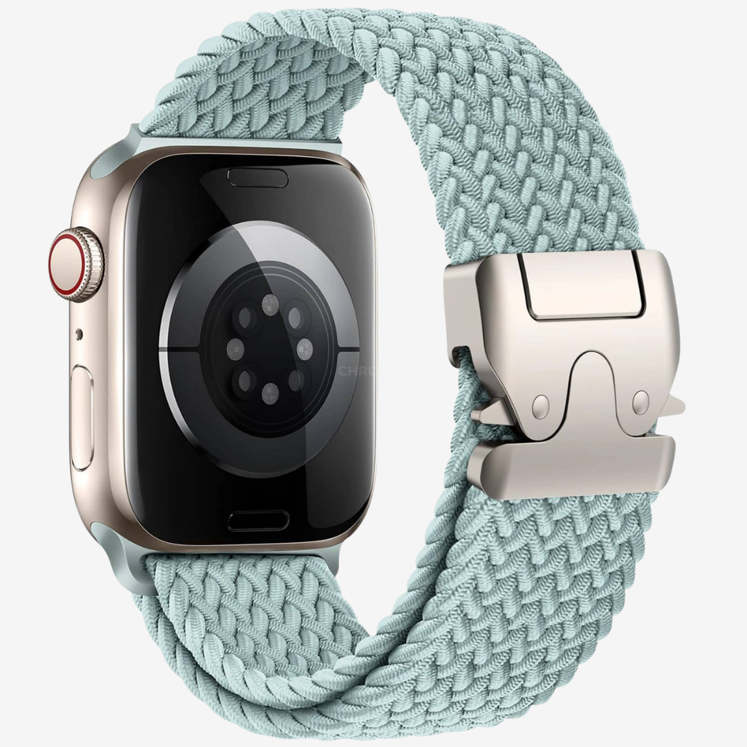 Apple Watch Band - Adjustable Braided Nylon - Mint - Watch Band