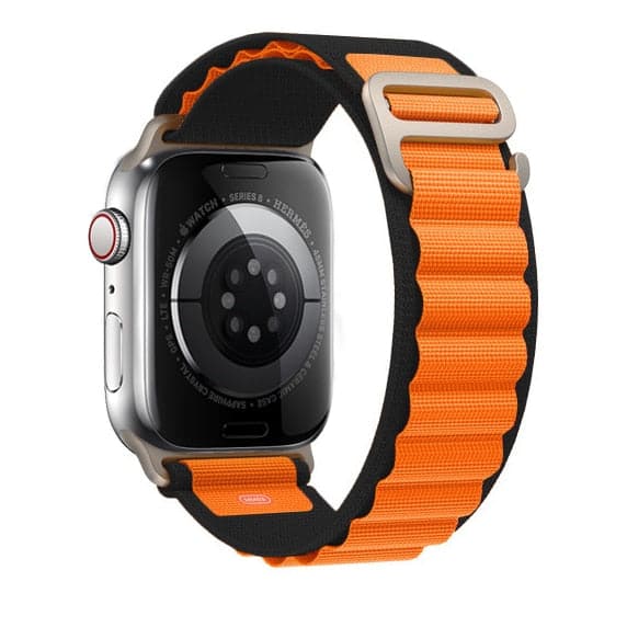 Apple Watch Band - Alpine Loop - Orange & Black - Watch Band