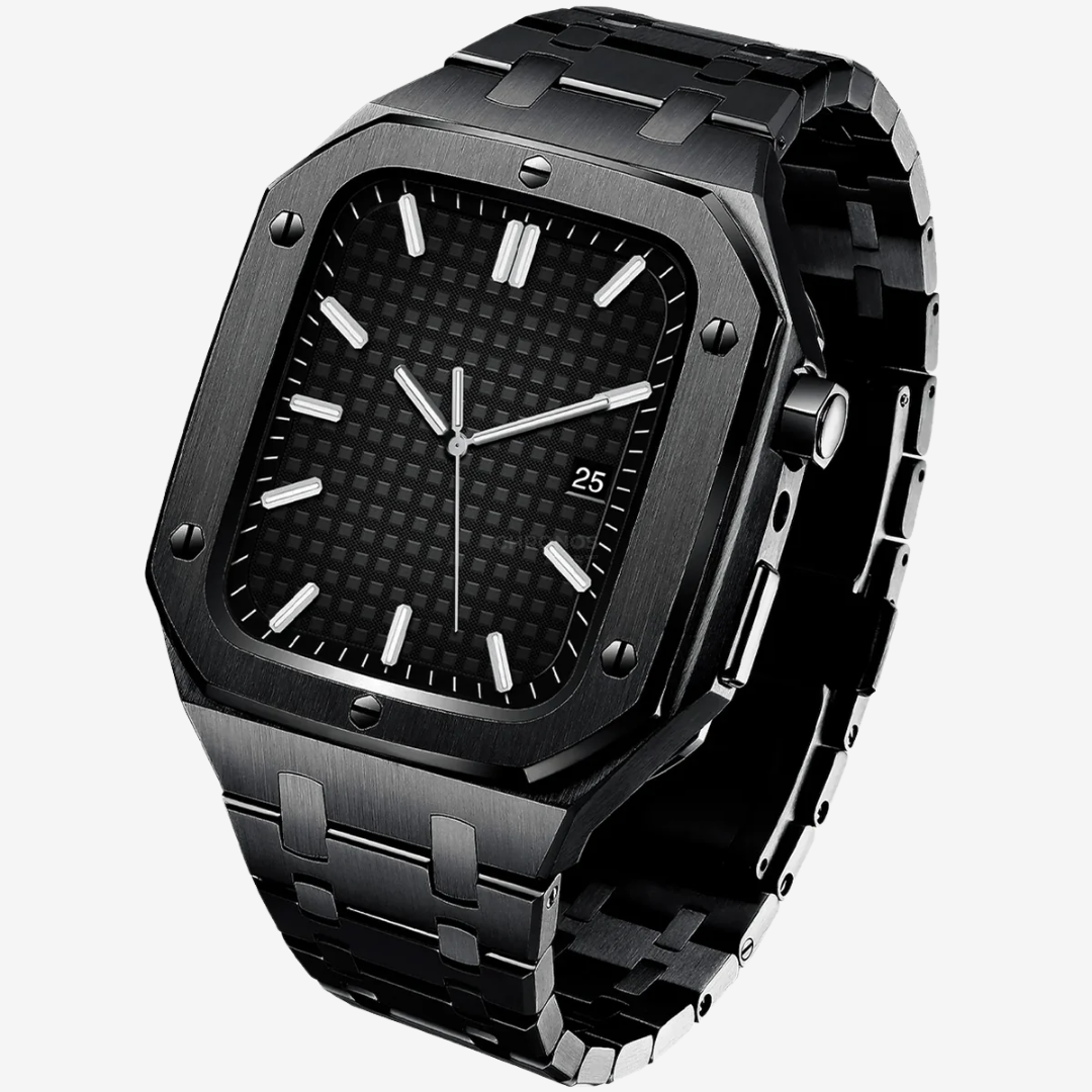Apple Watch Band - AP-Style Luxury Set - Black - Watch Band