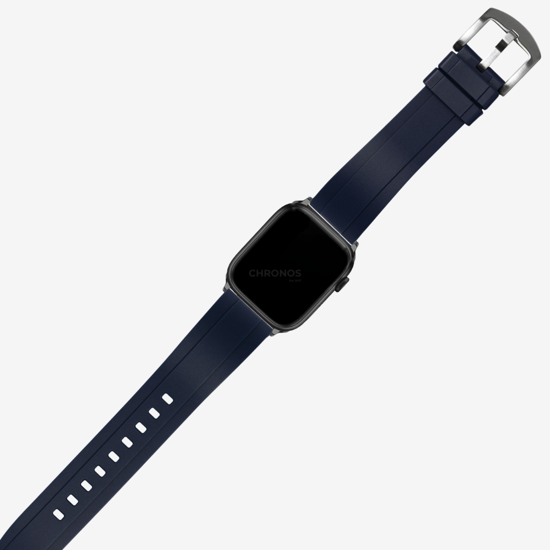 Apple Watch Band - Kingston FKM Rubber - Midnight Blue - Watch Band
