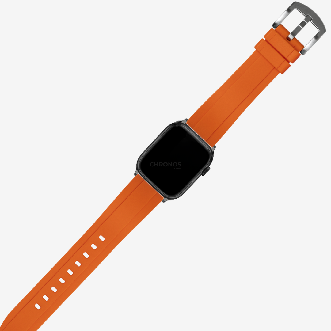 Apple Watch Band - Kingston FKM Rubber - Orange - Watch Band