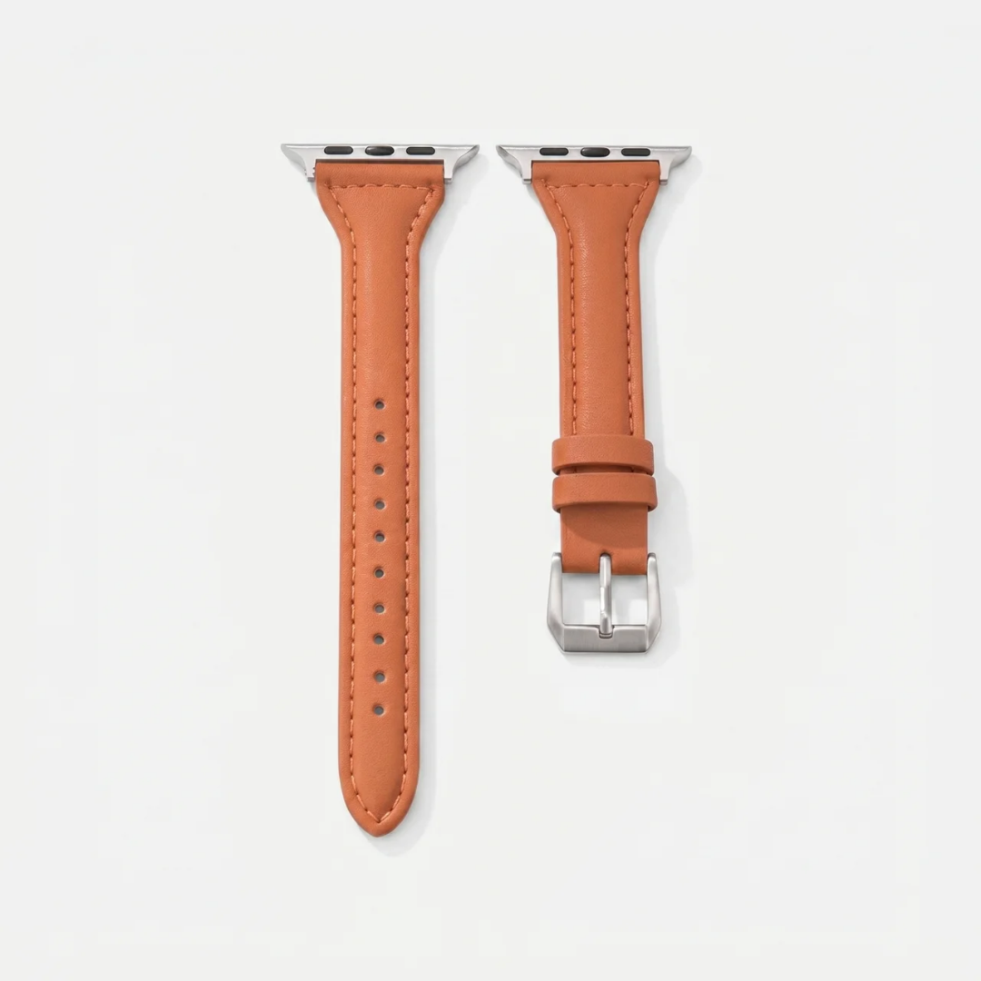 Apple Watch Band - Leather Classic - Orange - Watch Band