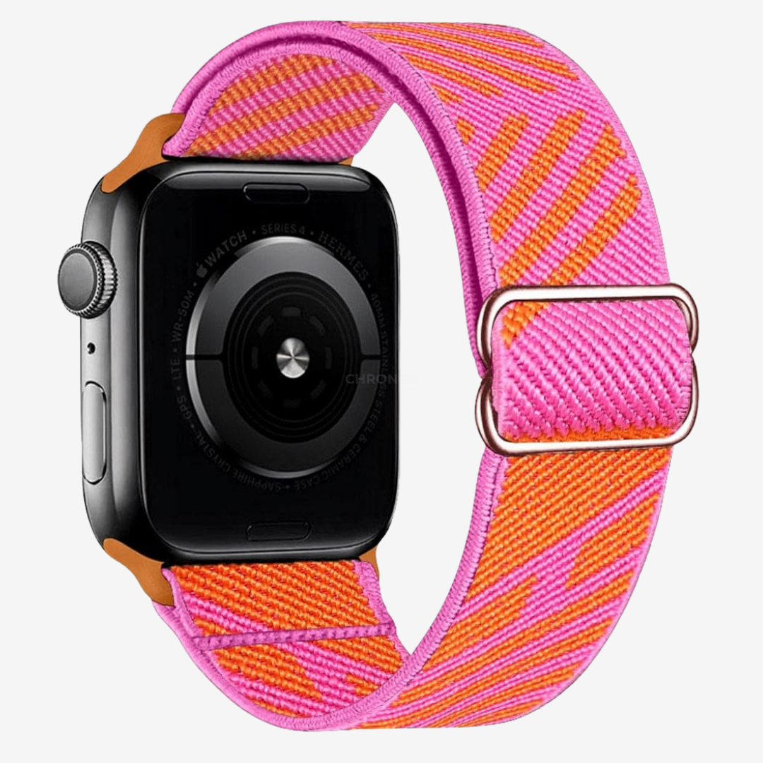 Apple Watch Band - Multicolour Scrunchie - Pink Wave - Watch Band