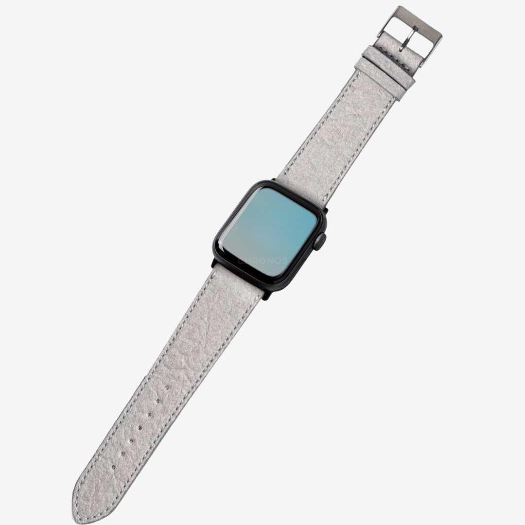 Apple Watch Band - Pineapple Vegan Leather - Grey - Watch Band