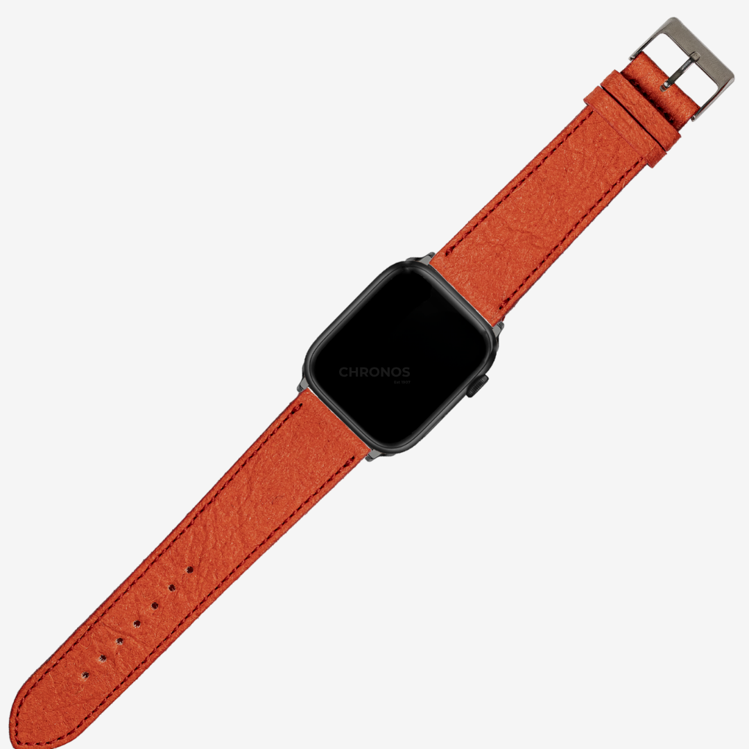 Apple Watch Band - Pineapple Vegan Leather - Wine Red - Watch Band