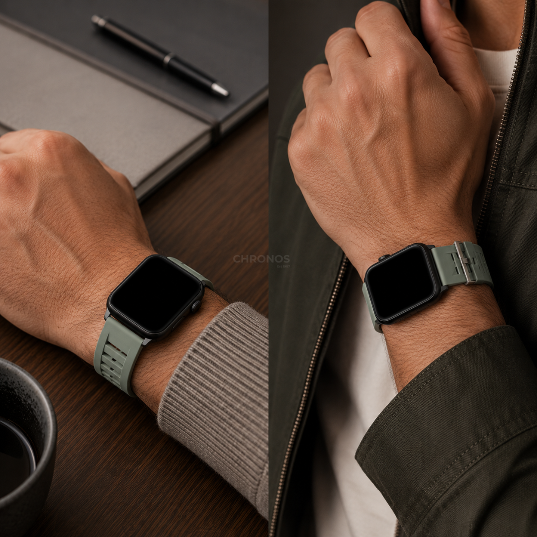 Apple Watch Band - Shark Fin FKM Rubber - Watch Band