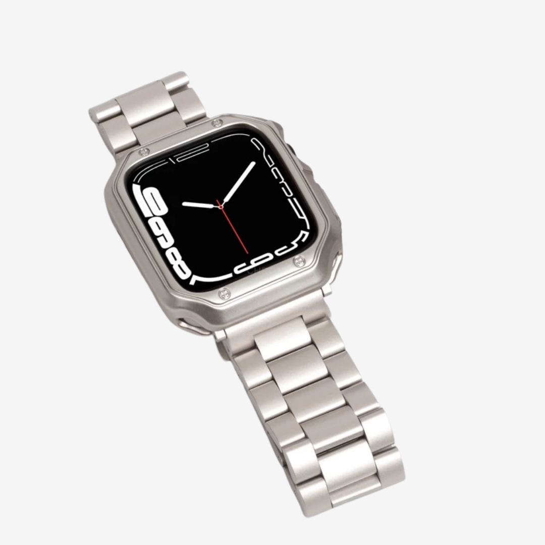 Apple Watch Band - Stainless Steel Band + Case - Watch Case