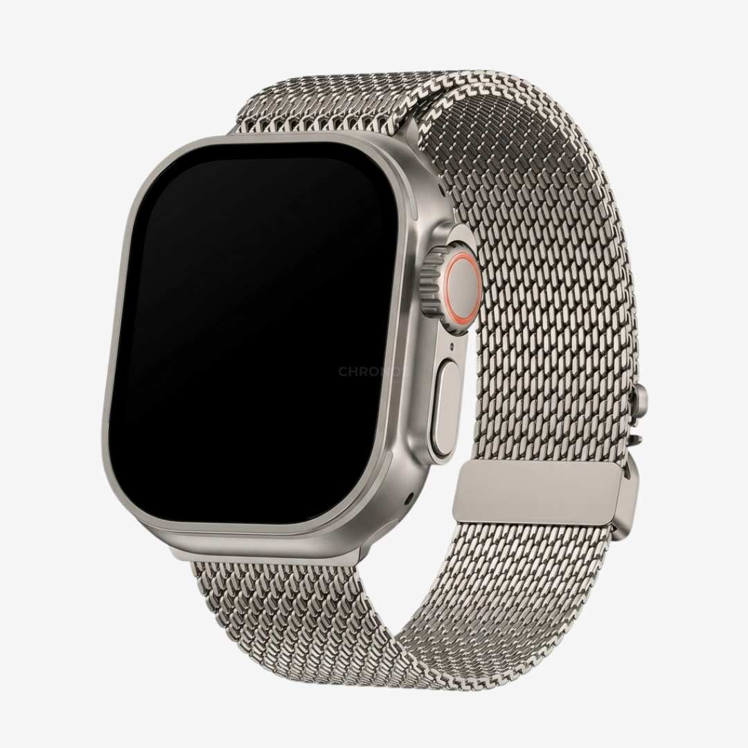 Apple Watch Band - Titanium Milanese - Silver - Watch Band