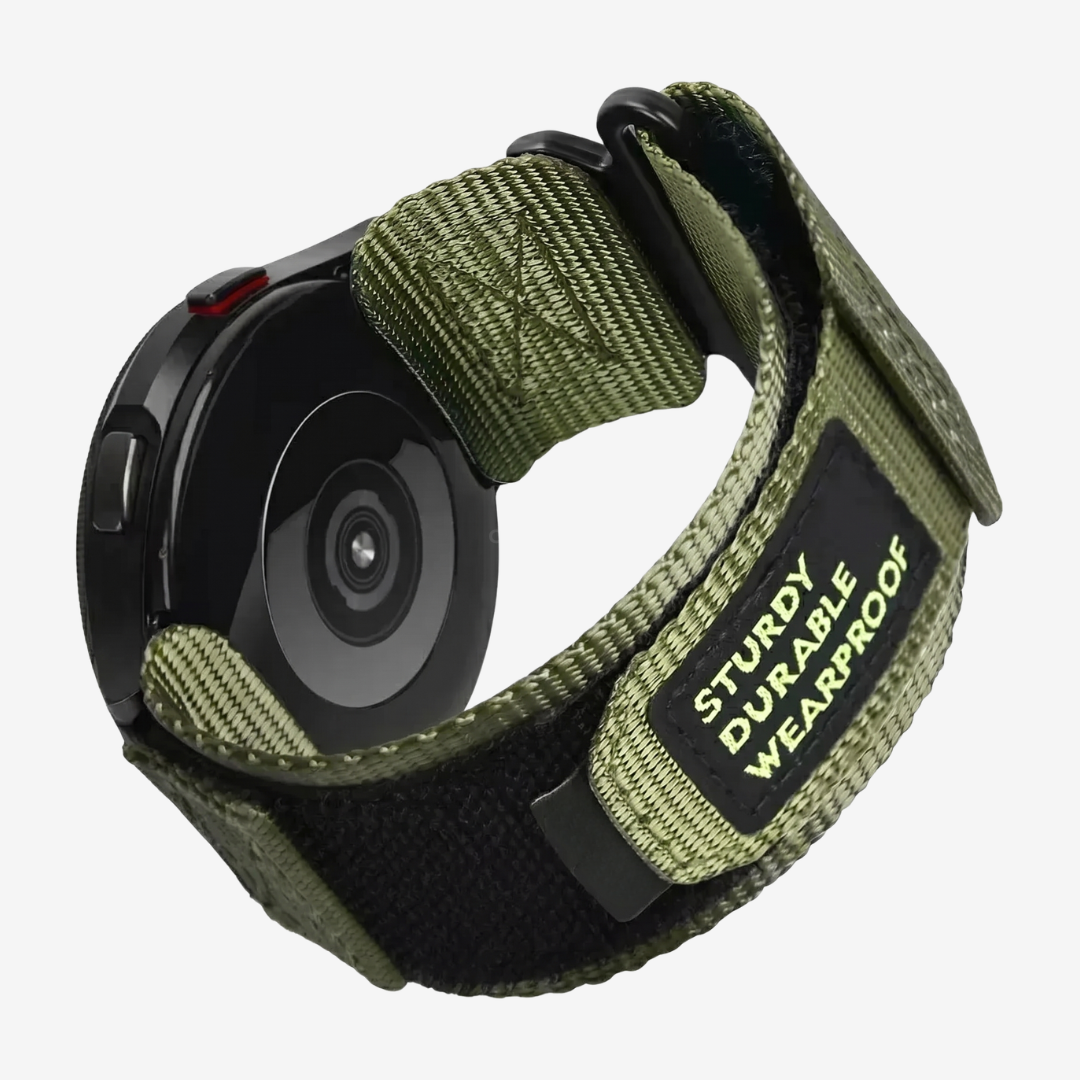 Coros Watch Band - Camouflage Nylon - Green - Watch Band