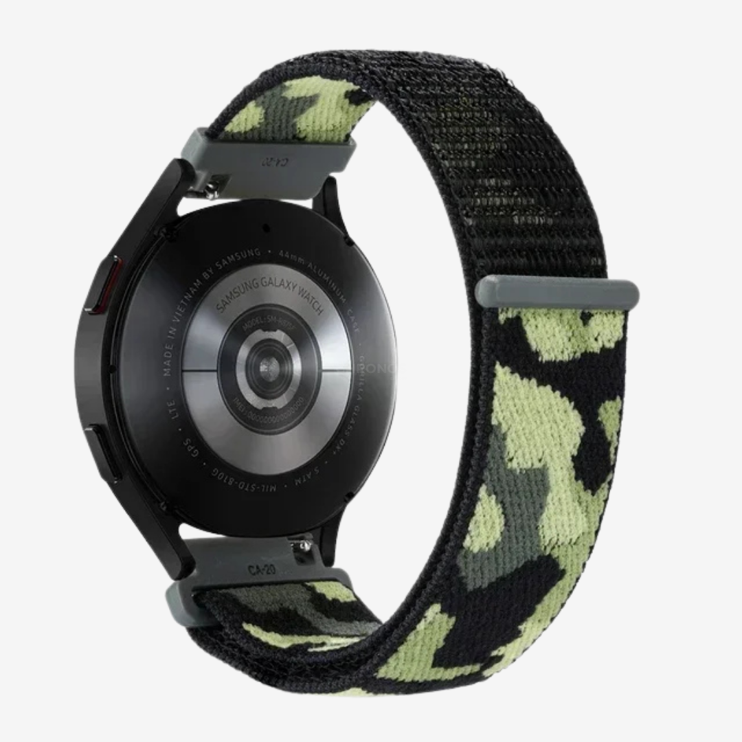 Coros Watch Band - Comfort Nylon Loop - Camouflage Green - Watch Band