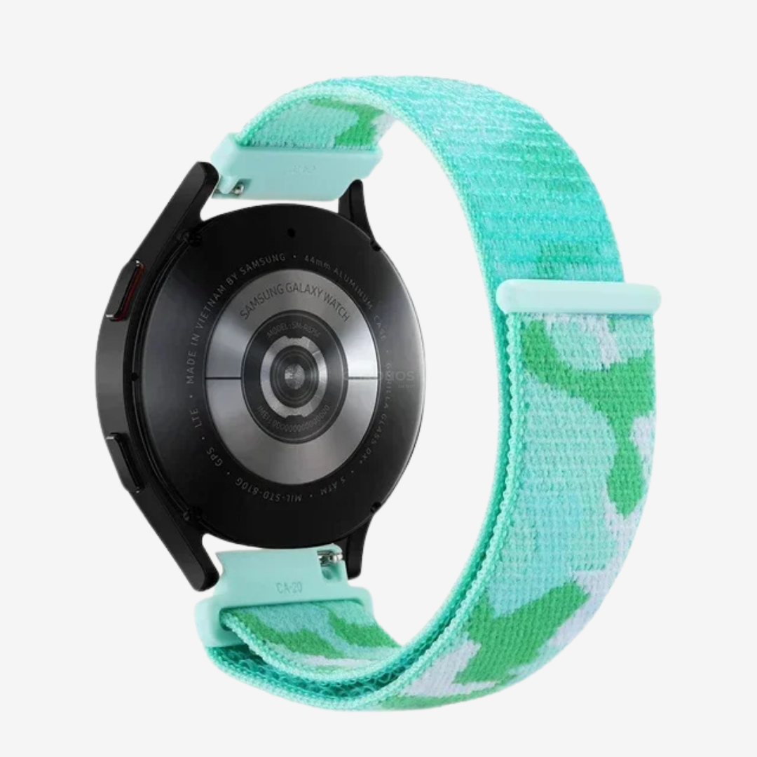 Coros Watch Band - Comfort Nylon Loop - Camouflage Lime - Watch Band