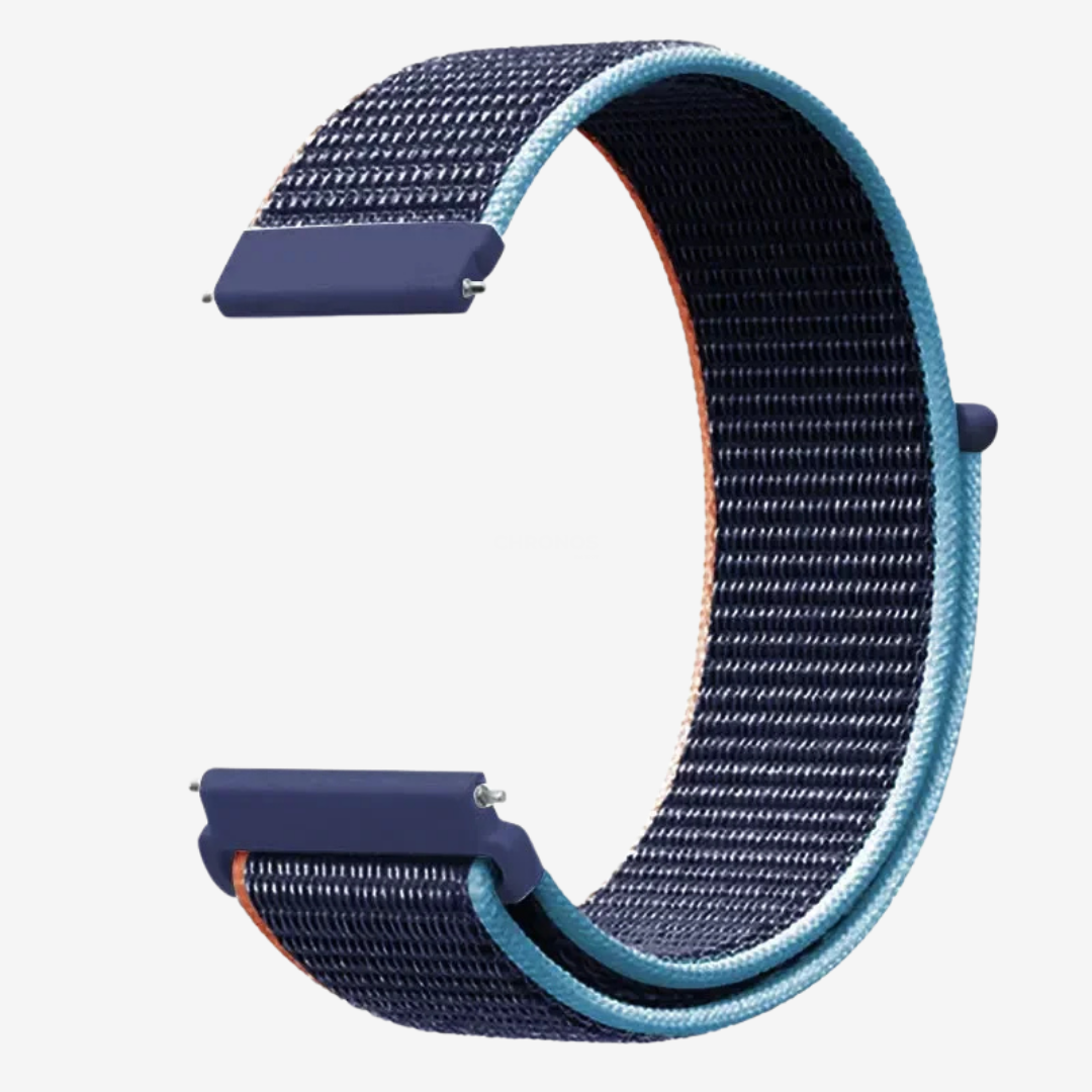 Coros Watch Band - Comfort Nylon Loop - Dark Blue 2 - Watch Band