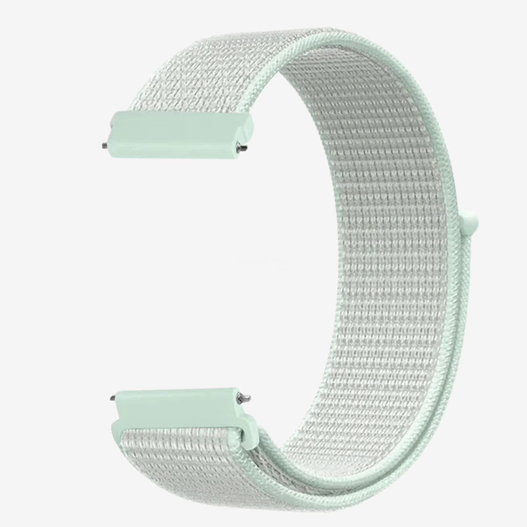 Coros Watch Band - Comfort Nylon Loop - Light Mint 1 - Watch Band