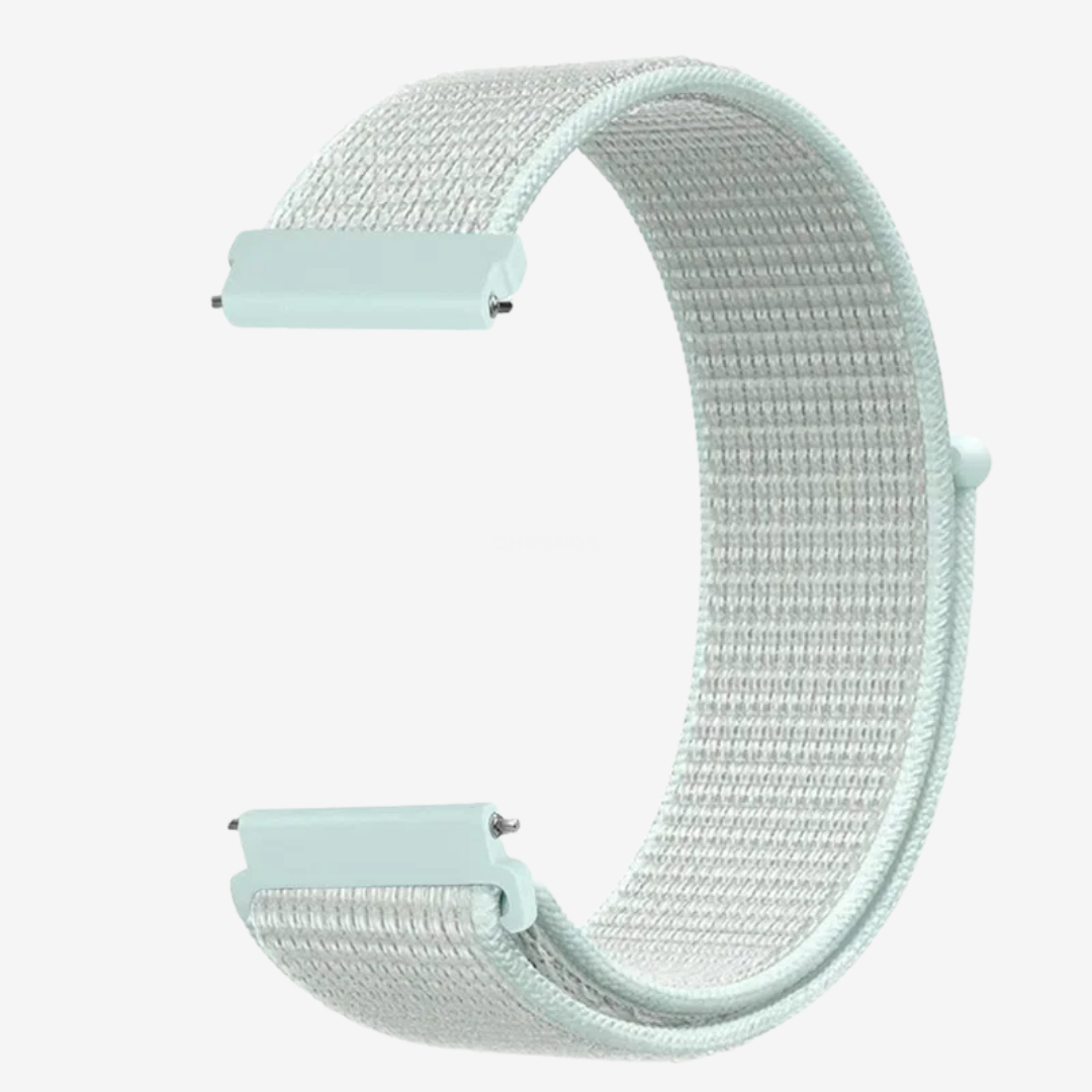 Coros Watch Band - Comfort Nylon Loop - Light Mint 2 - Watch Band