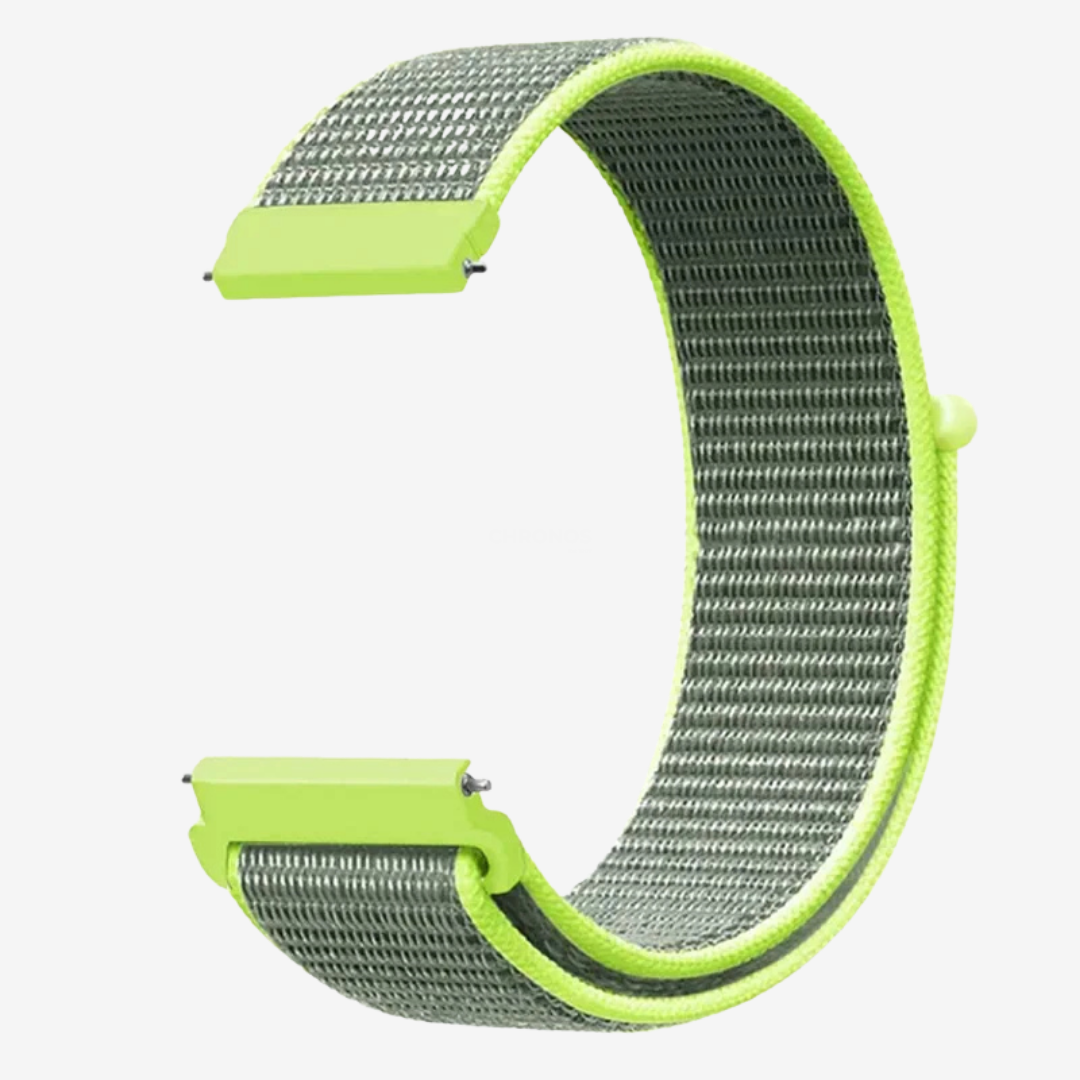 Coros Watch Band - Comfort Nylon Loop - Neon Dark - Watch Band