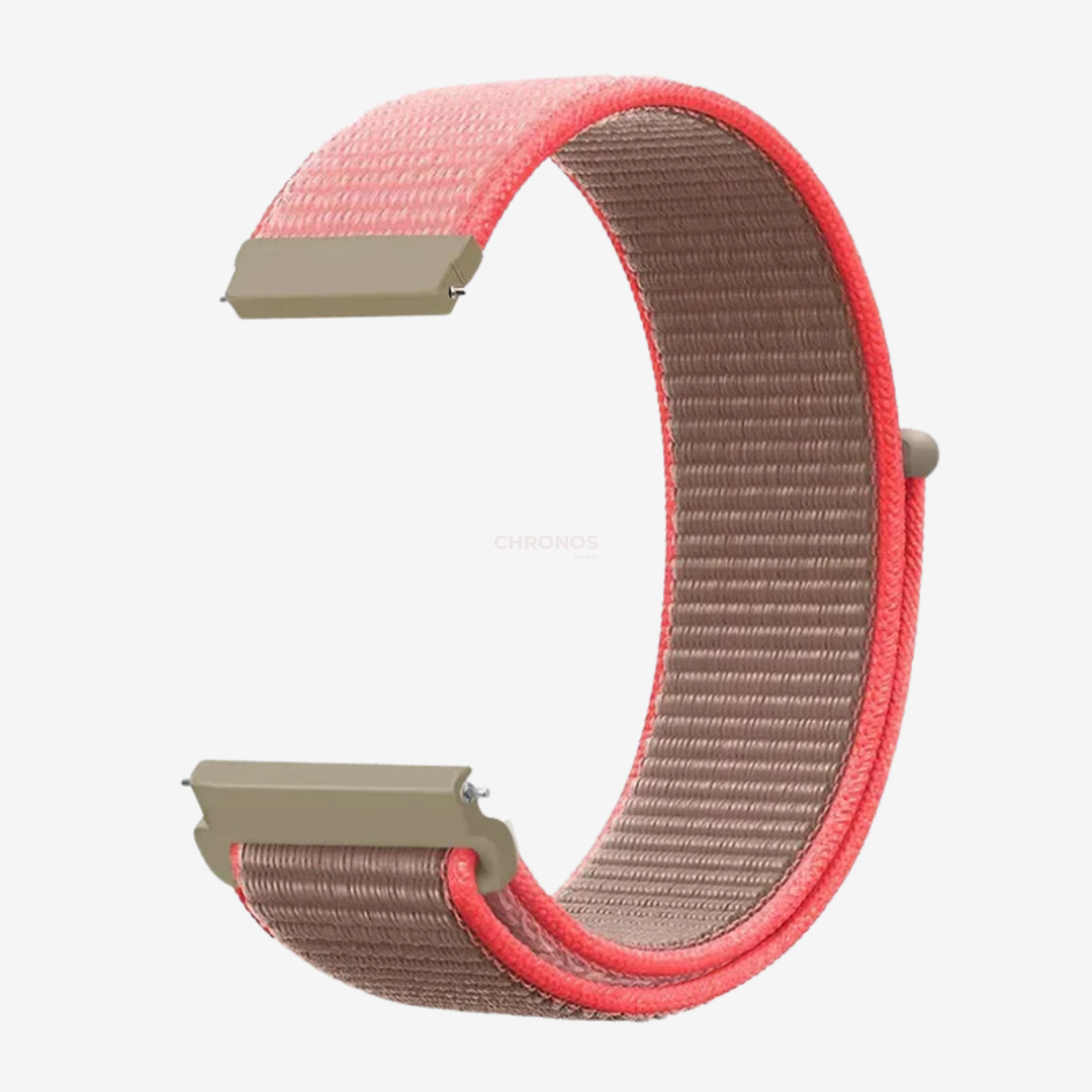 Coros Watch Band - Comfort Nylon Loop - Peach Beige - Watch Band