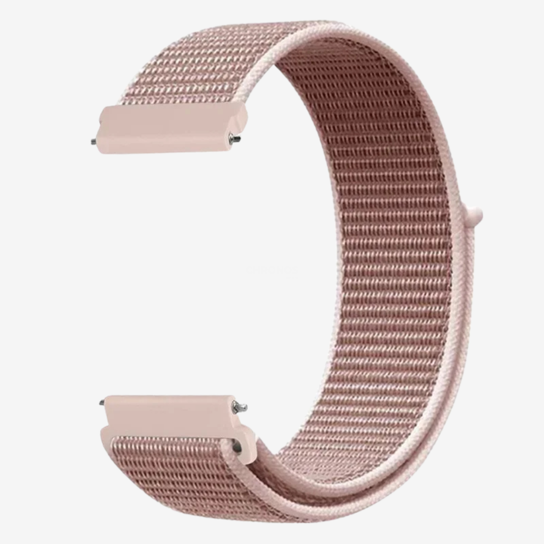Coros Watch Band - Comfort Nylon Loop - Rose Gold - Watch Band