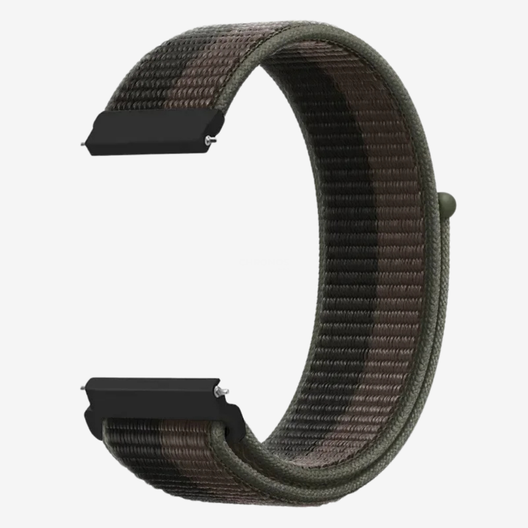 Coros Watch Band - Comfort Nylon Loop - Tricolor 1 - Watch Band