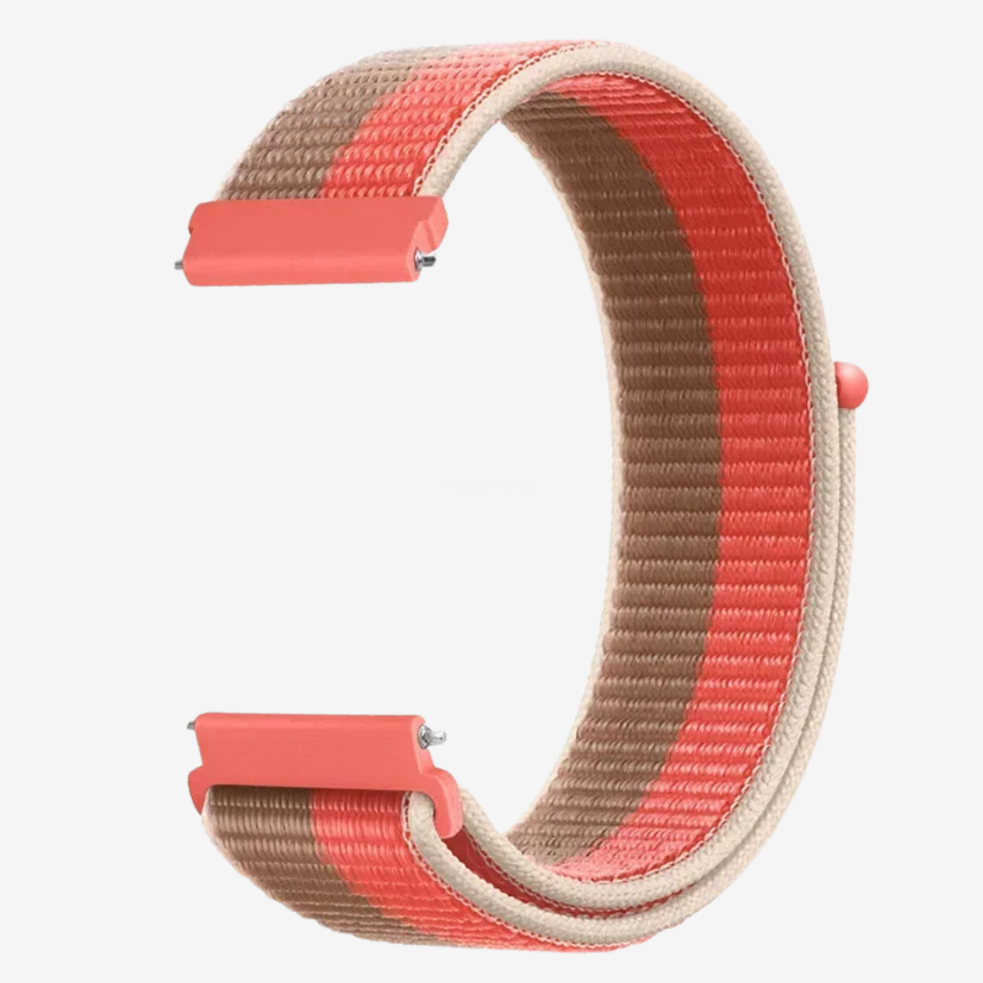 Coros Watch Band - Comfort Nylon Loop - Tricolor 5 - Watch Band