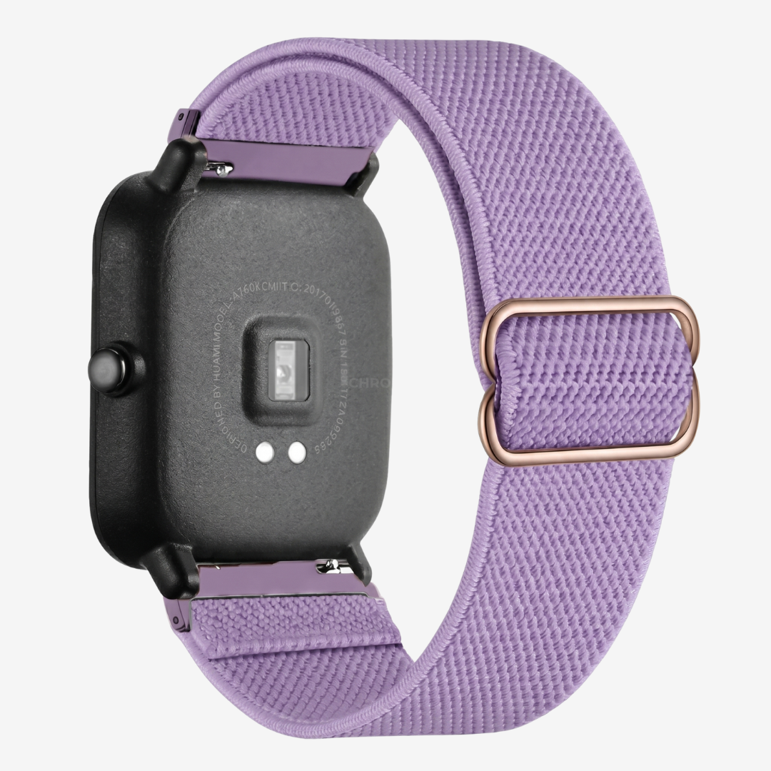 Coros Watch Band - Elastic Nylon - Lilac - Watch Band