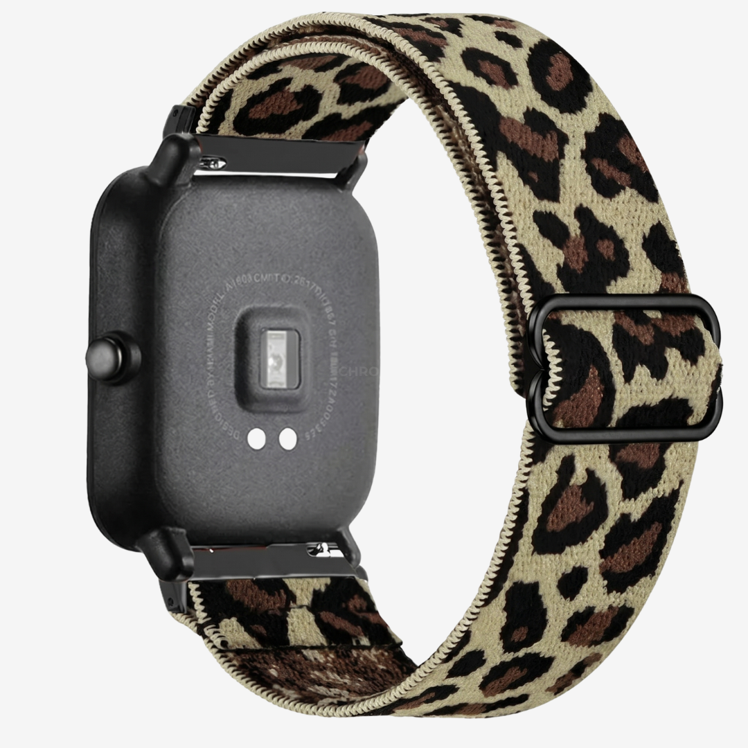 Coros Watch Band - Elastic Nylon - Rock Cheetah - Watch Band