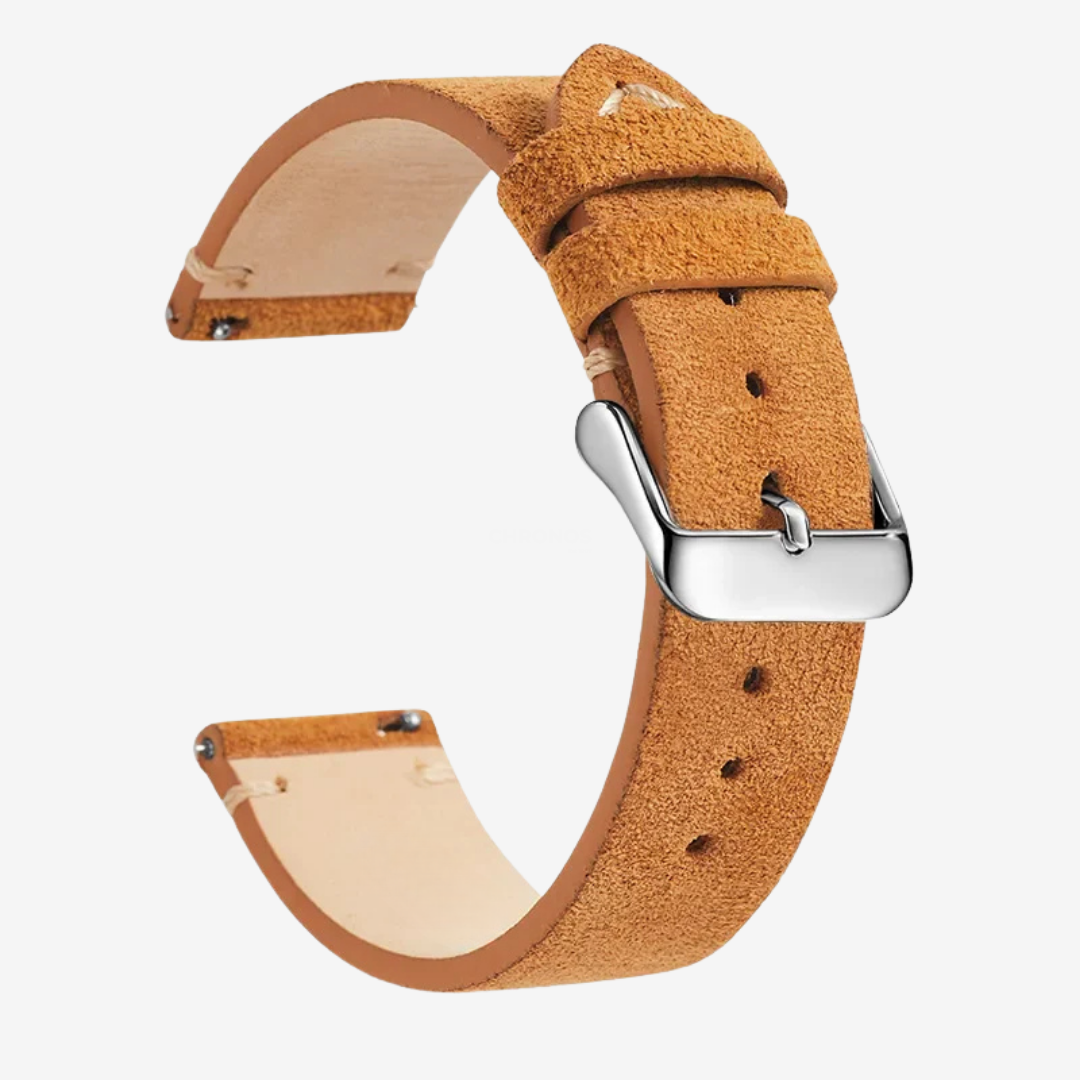 Coros Watch Band - Genuine Leather - Brown 1 - Watch Band