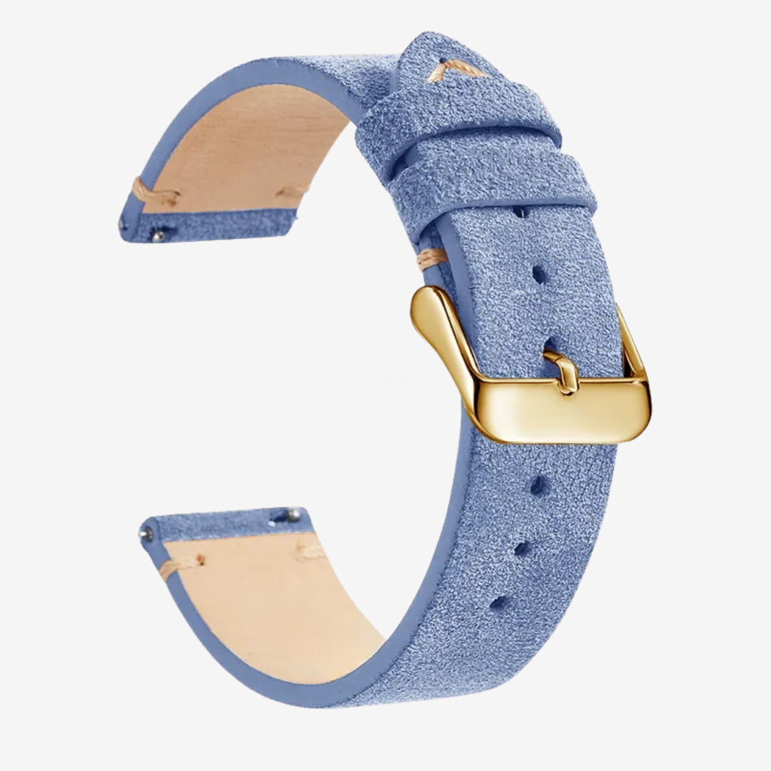Coros Watch Band - Genuine Leather - Ink Blue 3 - Watch Band