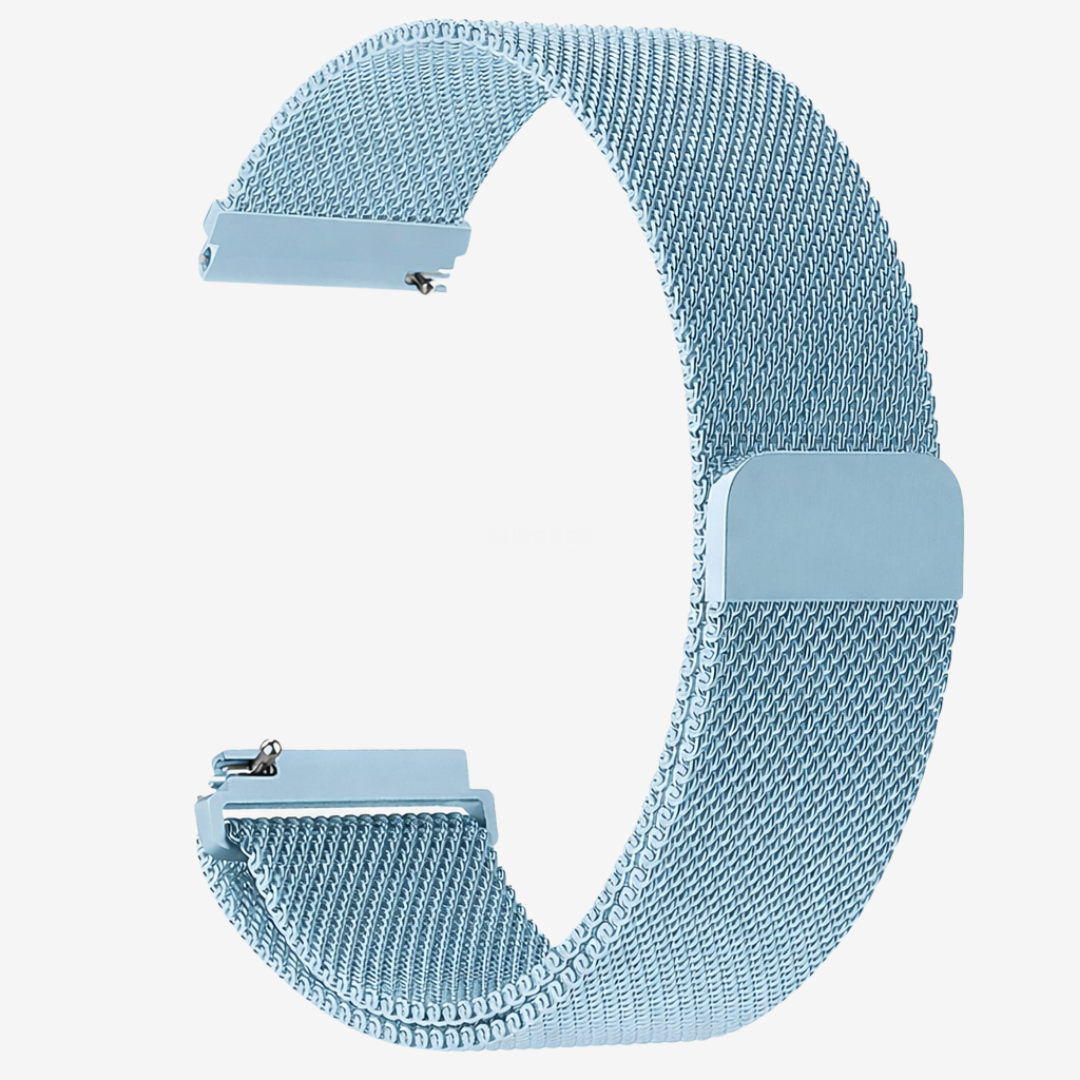 Coros Watch Band - Milanese Loop - Pastel Blue - Watch Band