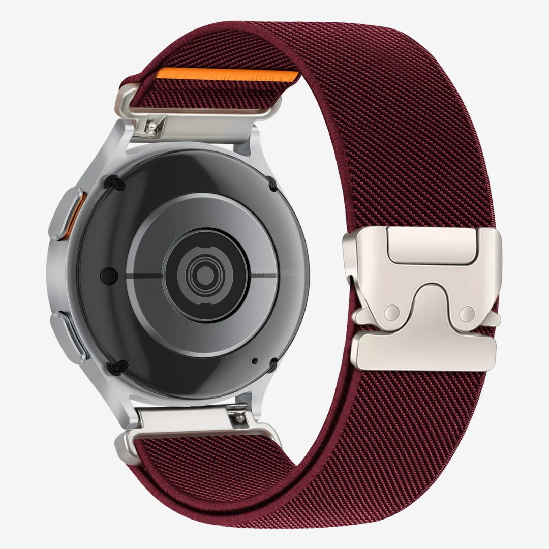 Coros Watch Band - Parachute Nylon - Wine Red - Watch Band