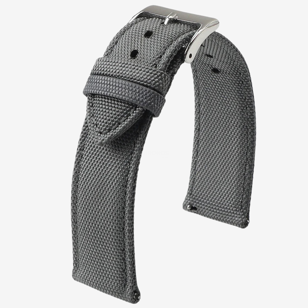 Coros Watch Band - Sailcloth Nylon - Grey - Watch Band