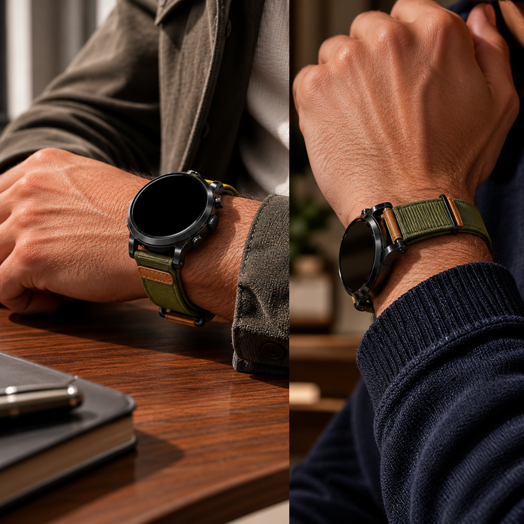 Garmin QuickFit Fearless 2.0 Magnetic Nylon Band - Watch Band