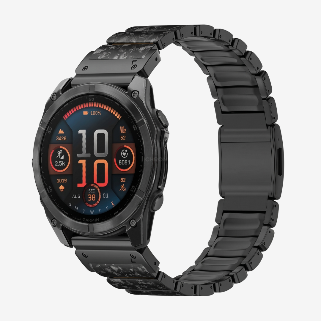 Garmin QuickFit GEMINI Carbon Fiber Band - Black / 22mm - Watch Band