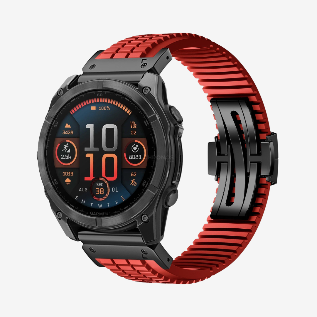 Garmin QuickFit GR Modern Band Upgraded Version - Red-Black / 22mm - Watch Band