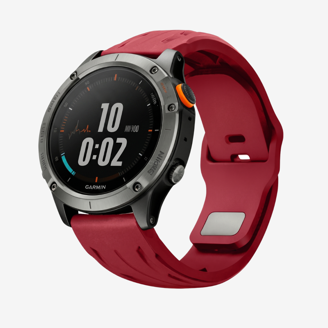 Garmin QuickFit Hypercar Sport Band - Red / 22mm - Watch Band