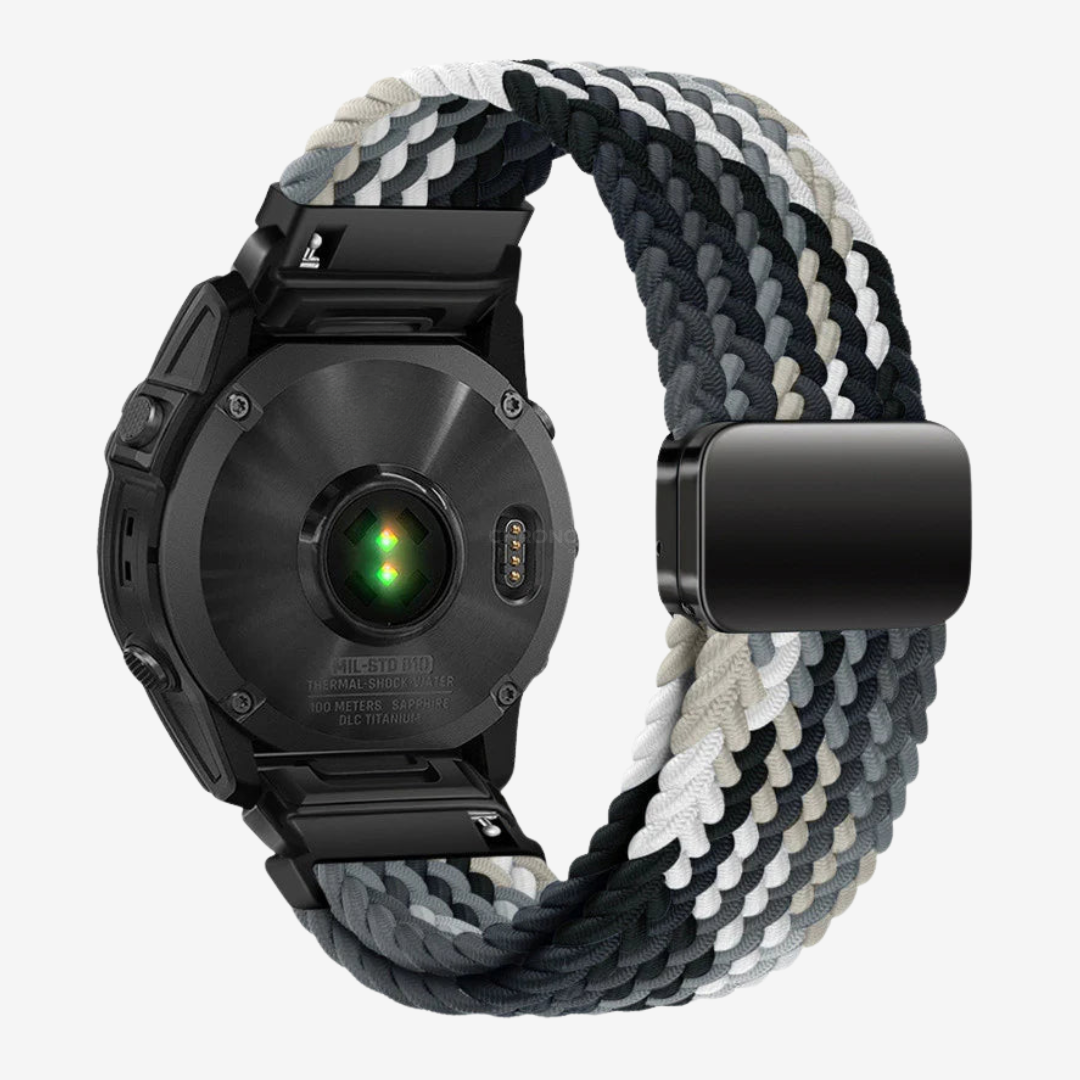 Garmin QuickFit Magnetic Buckle Nylon Band - Dark Chocolate / 20mm - Watch Band