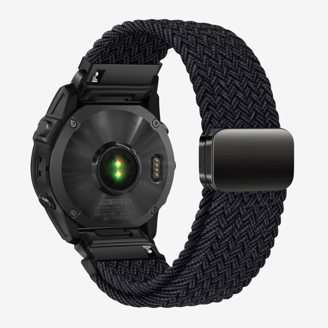 Garmin QuickFit Magnetic Buckle Nylon Band - Graphite / 20mm - Watch Band