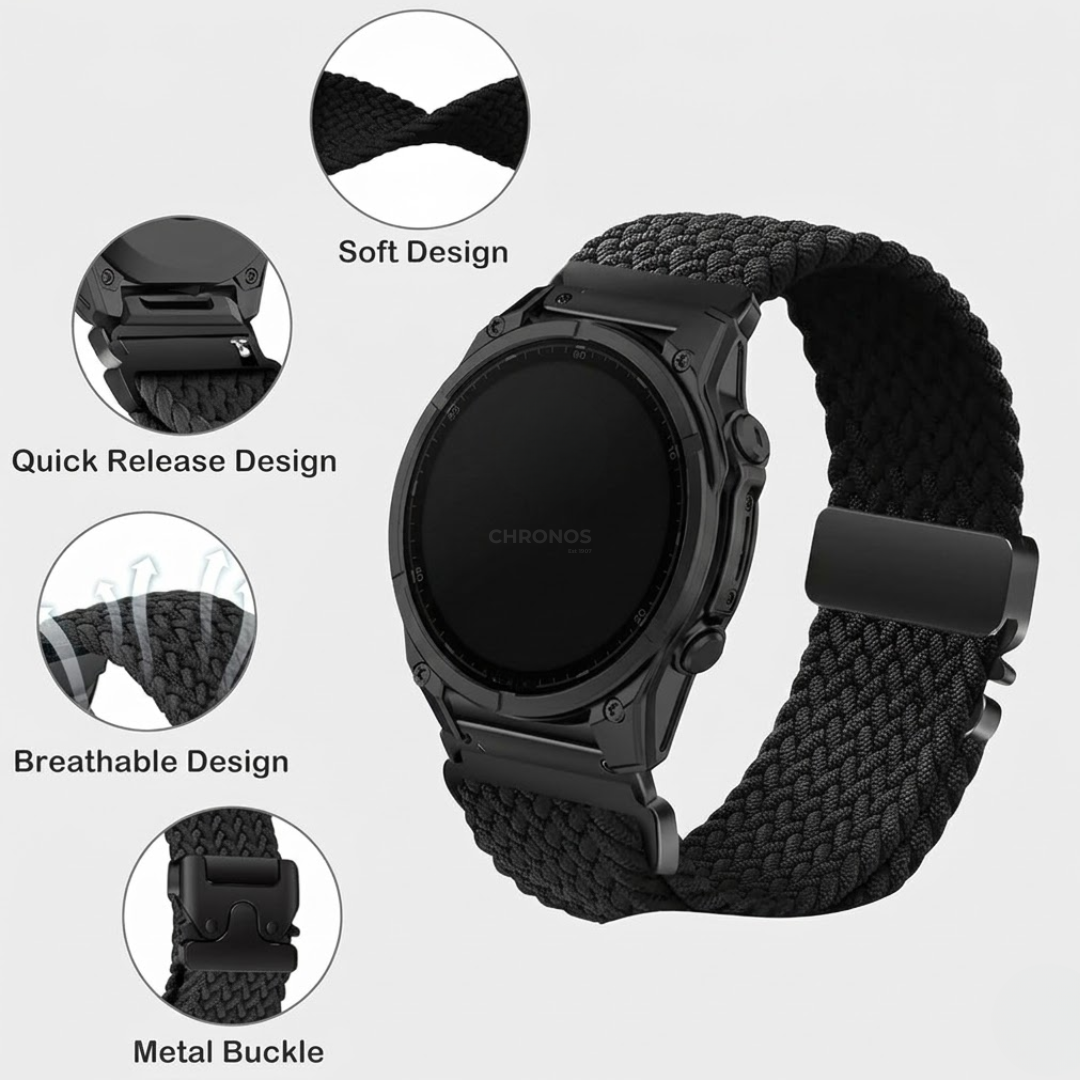 Garmin QuickFit Parachute Buckle Nylon Band - Watch Band