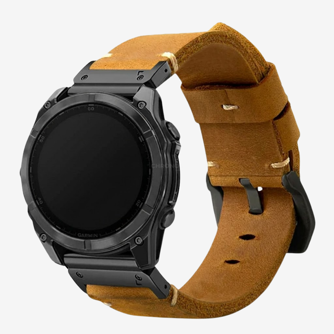 Garmin QuickFit Vintage Leather Band - Watch Band