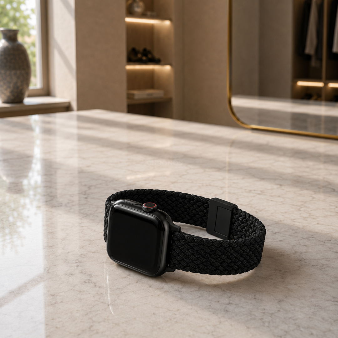 Nylon Round Buckle Band For Apple Watch - Watch Band