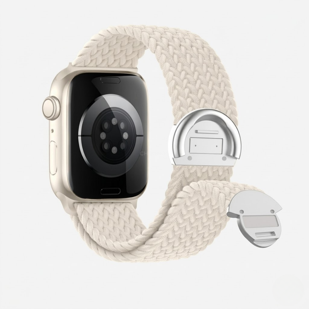 Nylon Round Buckle Band For Apple Watch - Watch Band