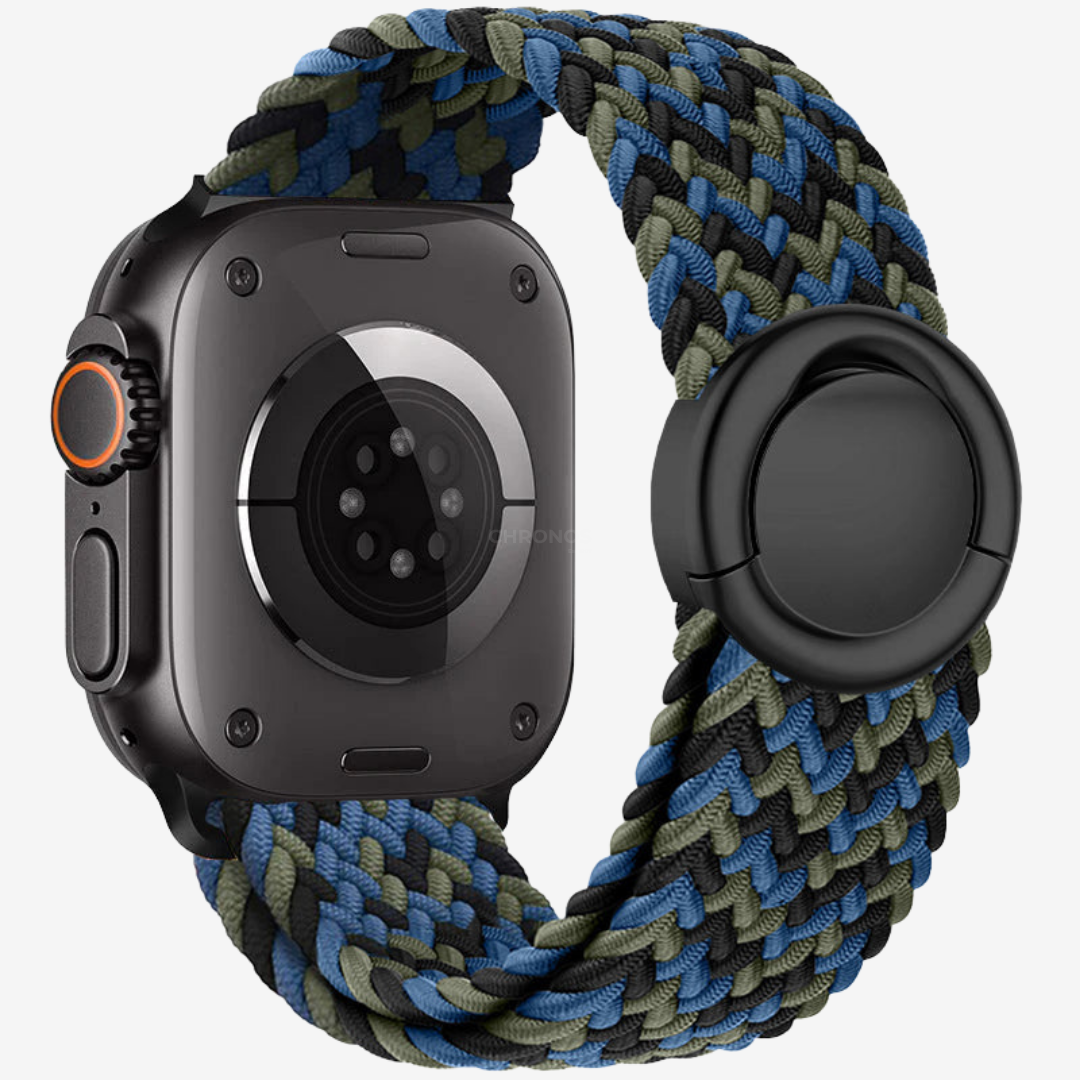 Nylon Round Buckle Band For Apple Watch - Watch Band