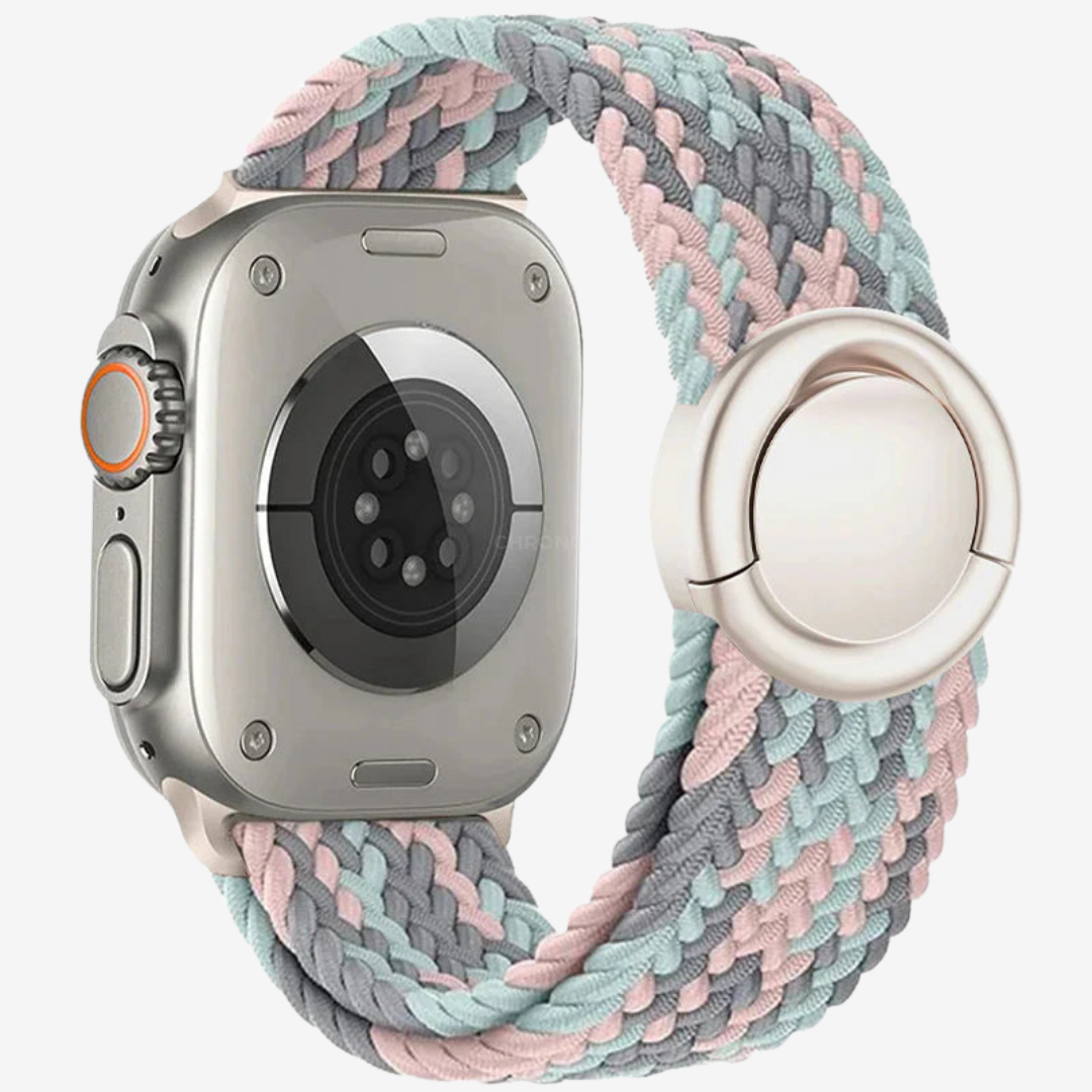 Nylon Round Buckle Band For Apple Watch - Watch Band