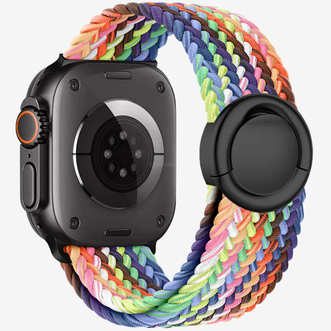 Nylon Round Buckle Band For Apple Watch - Watch Band