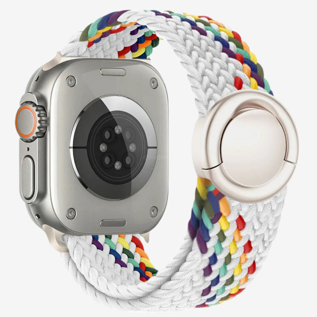 Nylon Round Buckle Band For Apple Watch - Watch Band