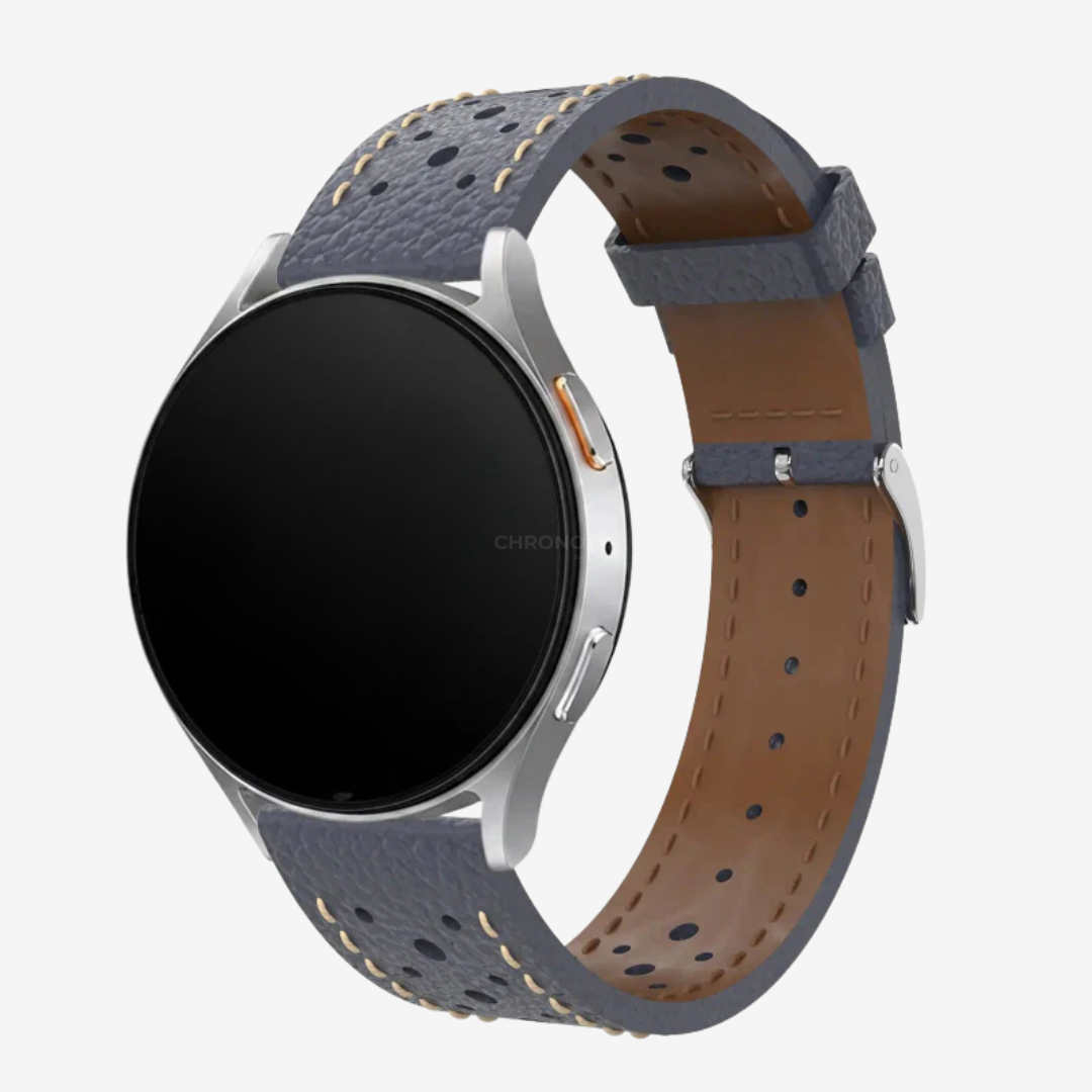 Oppo Watch Band - Zephyr Leather Strap - Blue - Watch Band
