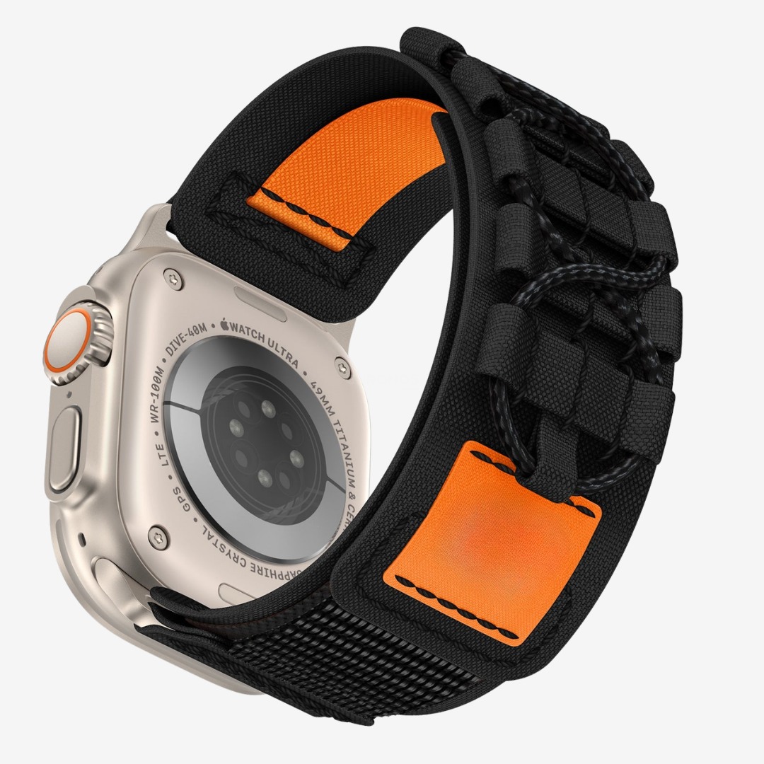 Outdoor Tactical Nylon Strap for Apple Watch - Watch Band