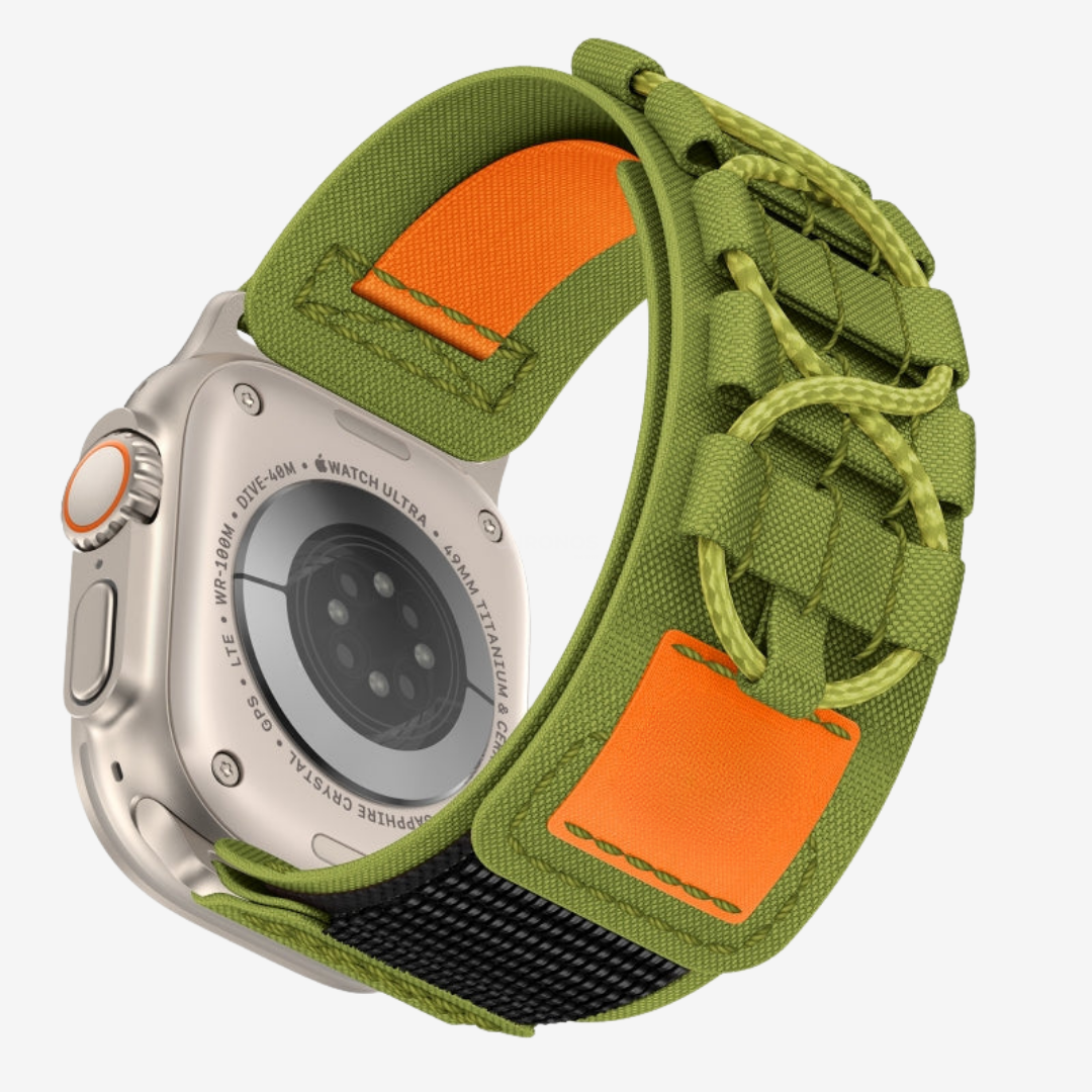 Outdoor Tactical Nylon Strap for Apple Watch - Watch Band