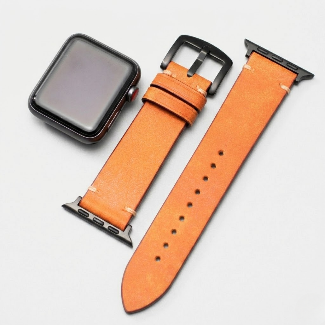 Premium Italian Leather Strap For Apple Watch - Watch Band