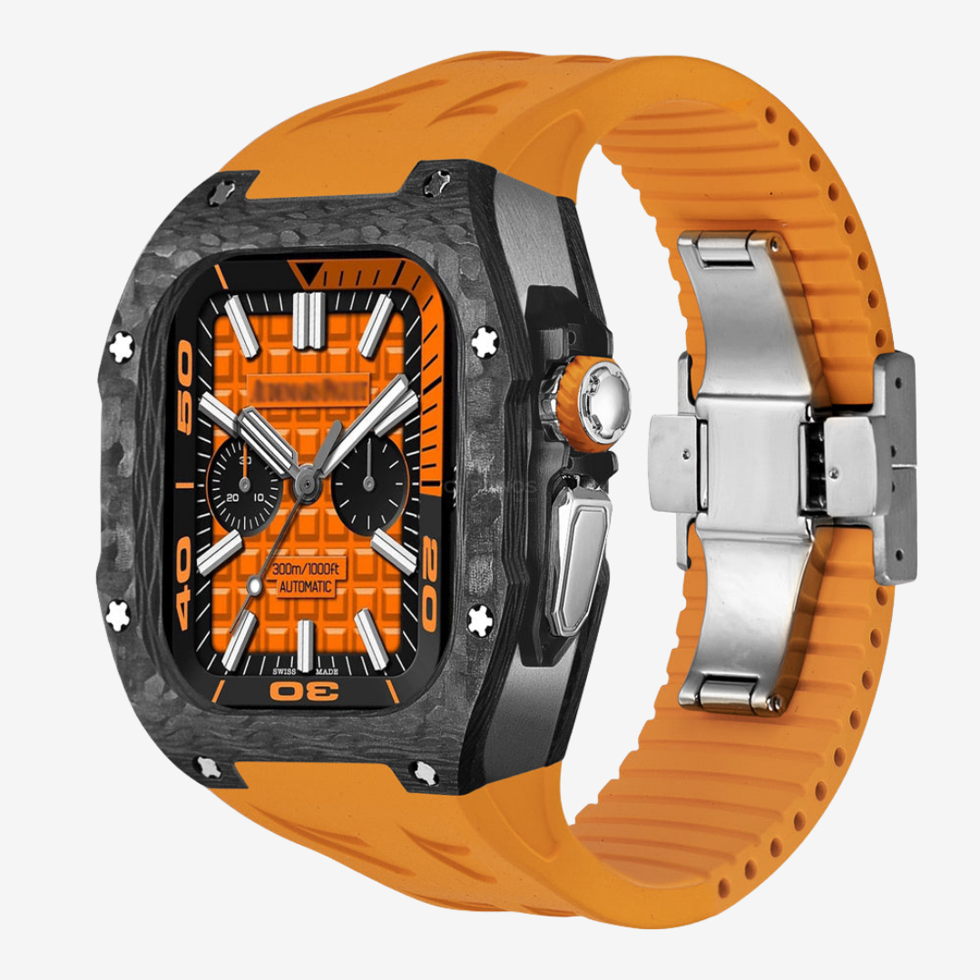 RM7006 Carbon Fiber Case Retrofit Kit For Apple Watch Ultra - Watch Case